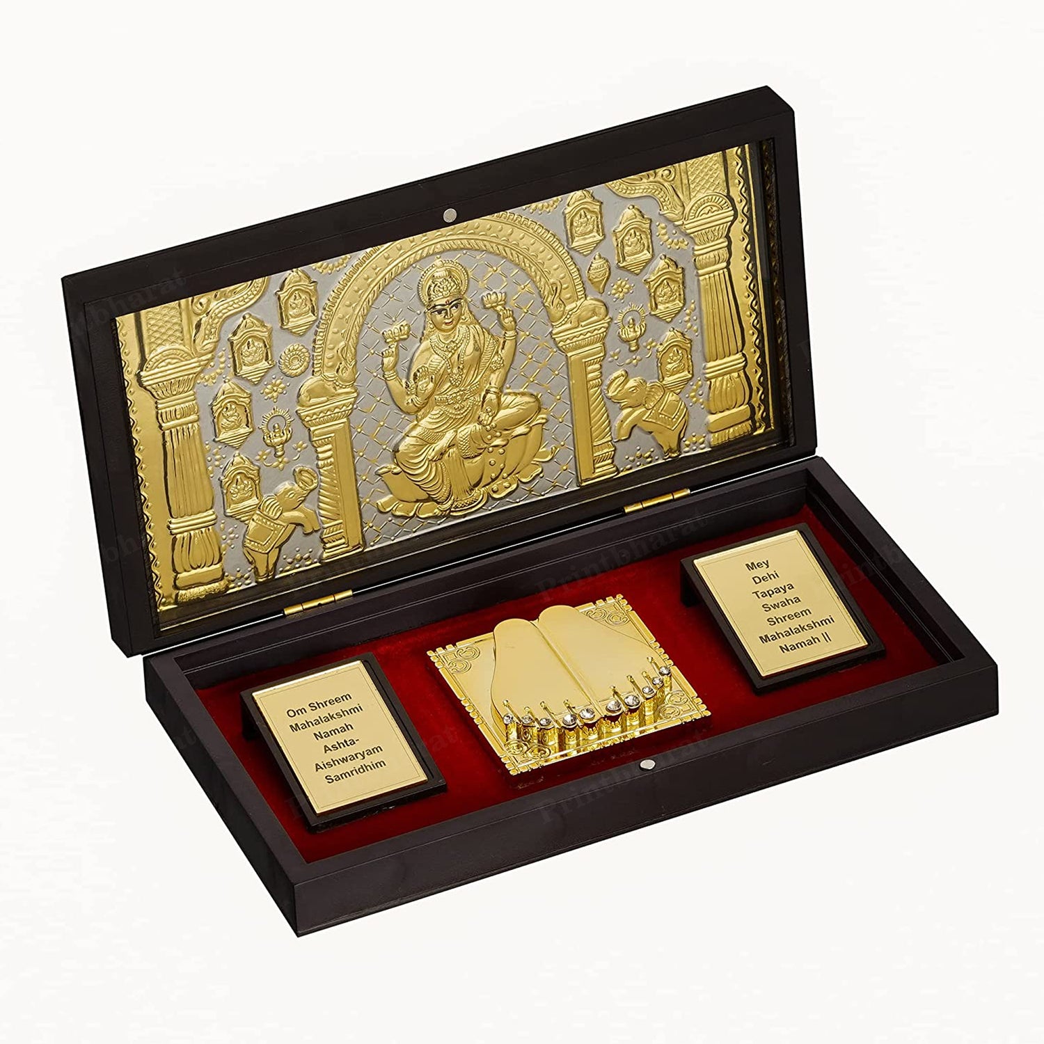 Laxmi Charan Pocket Temple (24 Karat Gold Coated)