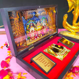 Jagannath MDF Pocket Temple (24 Karat Gold Coated)