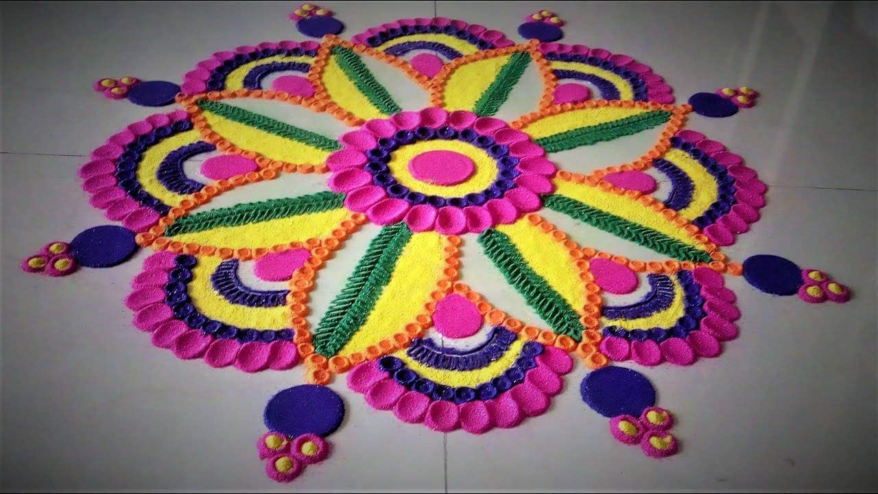 TOTA Magic Rangoli Maker for Navratri Pongal Diwali Pooja Mandir Design