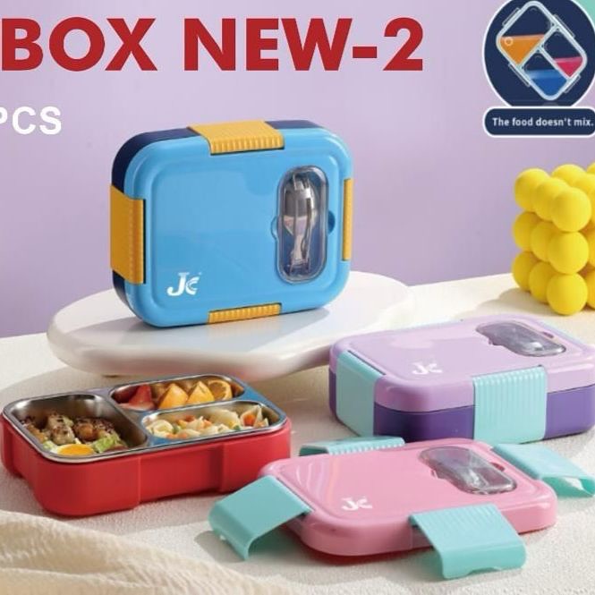 3 Grid Stainless Steel Personalized Insulated Lunch Box