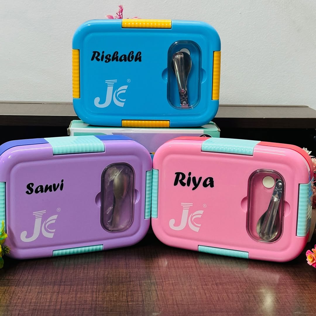 3 Grid Stainless Steel Personalized Insulated Lunch Box