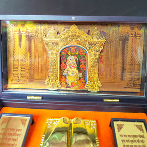 Hanuman MDF Pocket Temple (24 Karat Gold Coated)