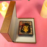 Shreenath Ji  Leaf 24KT Gold Coated Table Top