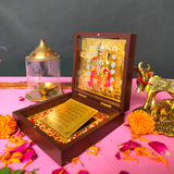 Hanuman  Small Pocket Temple (24 Karat Gold Coated)