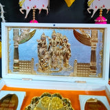Ram Darbar White Pocket Temple (24 Karat Gold Coated)