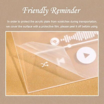 NAKHRAHUB Customized Acrylic Collage Photo Frame Personalized Name, Photo Text