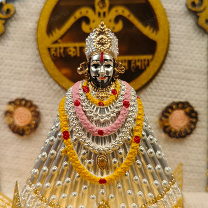 Shri Khatu shyam ji With Box Gold And Silver Coated