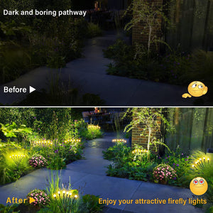 Radiant Firefly Delights - Solar Garden Magic Light ( warm white)