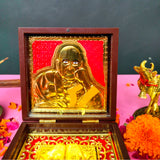 Blessing of Guru ji Small Pocket Temple (24 Karat Gold Coated)