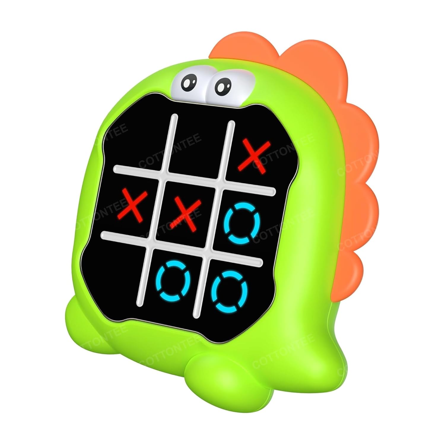 Tic Tac Toe Game, Animal-Themed 2-in-1 Handheld Puzzle Game Console, Board Games for Kids, Portable Travel Games, Birthday Gifts, for Age 3+