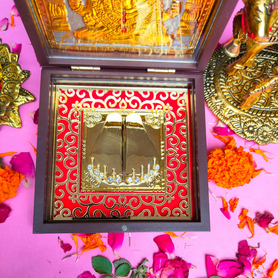 Radhe Krishna Pocket Temple (24 Karat Gold Coated)
