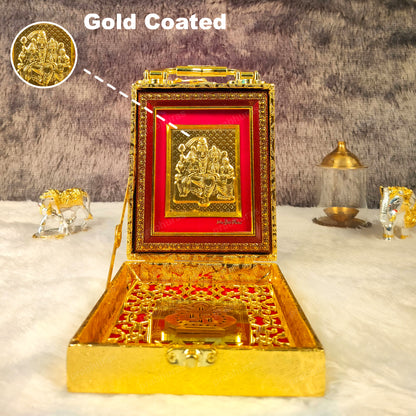 Shiv Parivar With Attachi Gift Box Gold Coated