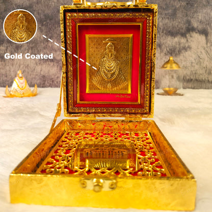 Khatu Shyam With Attachi Gift Box Gold Coated