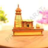 Kedarnath Wooden Temple,Shree Kedarnath Dham LENGTH: 11.5 CM,WIDHT: 8.5 CM,HEIGHT: 16 CM
