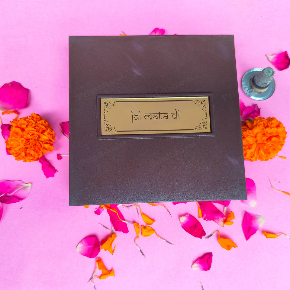 Jai Mata Di Pocket Temple (24 Karat Gold Coated)