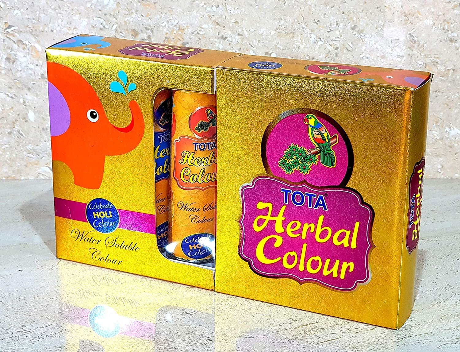 Skin-Safe and No Irritation Herbal Holi Color Assorted Colours (Water Color Pack of 6)