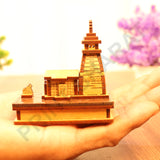 Kedarnath Wooden Temple,Shree Kedarnath Dham LENGTH: 11.5 CM,WIDHT: 8.5 CM,HEIGHT: 16 CM