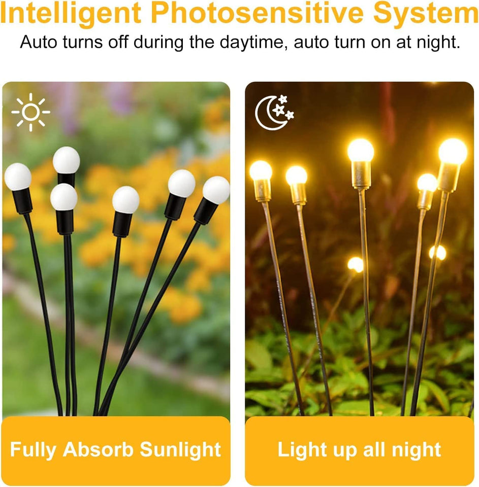 Radiant Firefly Delights - Solar Garden Magic Light