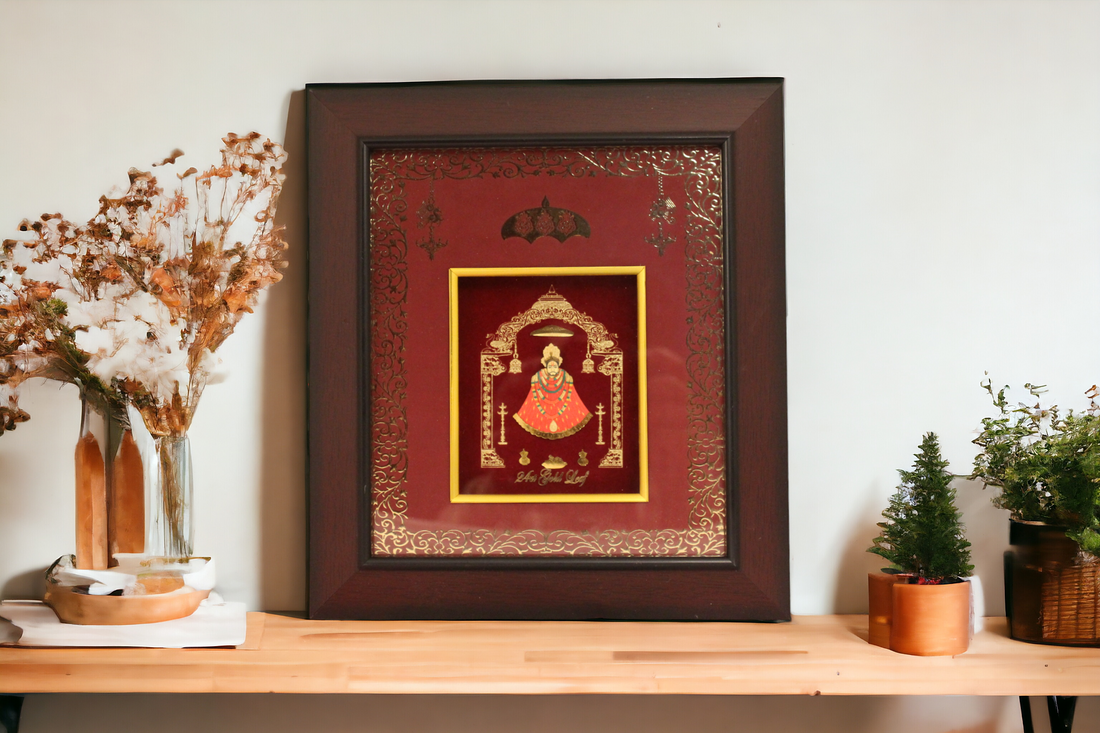 Khatu Shyam Wall Hanging And Table