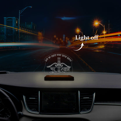 (Combo Offer) Khatu Shayam Car LED Light and Car Hanging