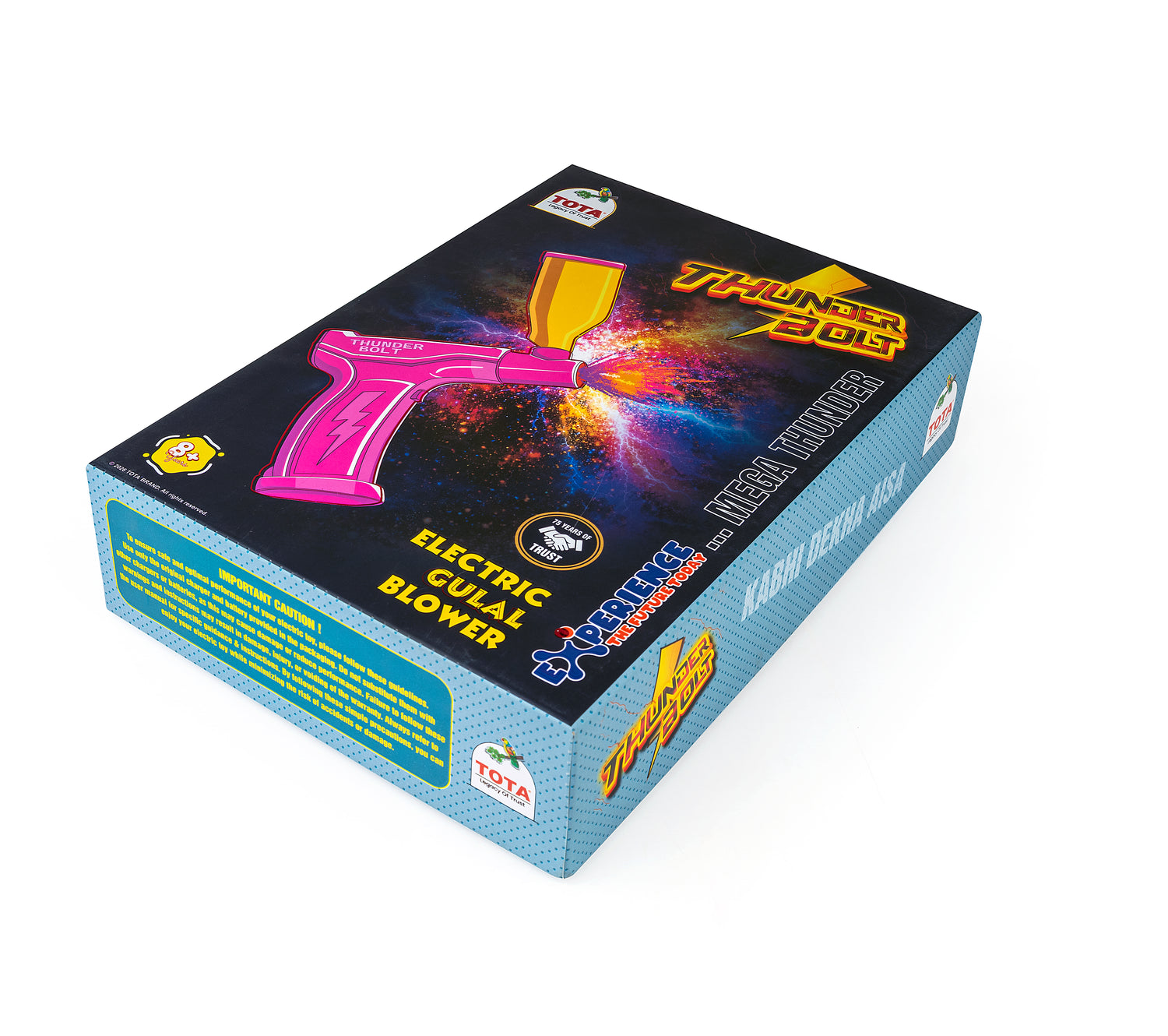 Holi Color Blaster Gun with Powder Tank – Manual Gulal Shooter for Festival Fun
