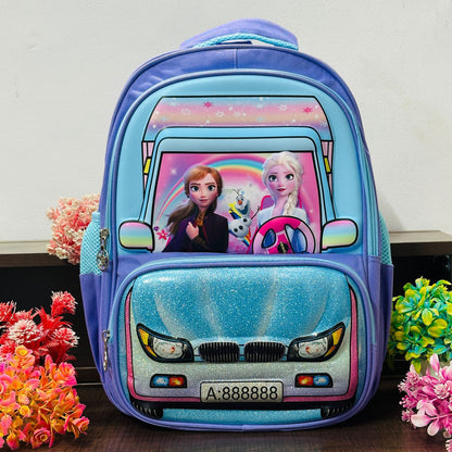 Personalized 17-Inch Imported 3-Zipper Backpack
