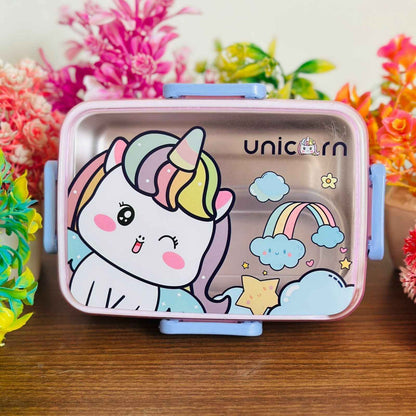 RainbowBites Bento  Personalized  Lunchbox (Leak Proof) (3 Compartment) 600 ML