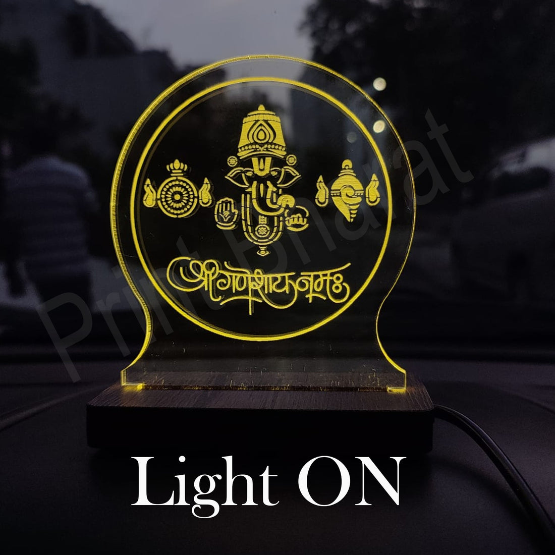 Ganesh ji tirupati balaji Car LED Light Dashboard