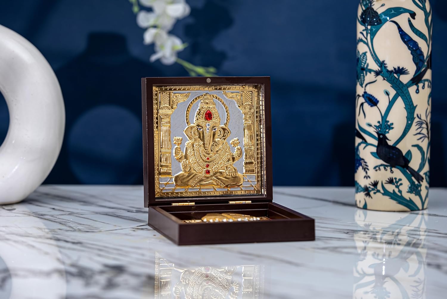 Ganesh ji Namah Pocket Temple (24 Karat Gold Coated)