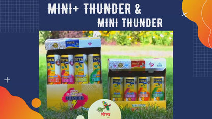 Non-Toxic Eco Friendly Holi Herbal Gulal Spray Bottle, Tota Mini Thunder Holi Herbal Gulal 4 - BOTTLES