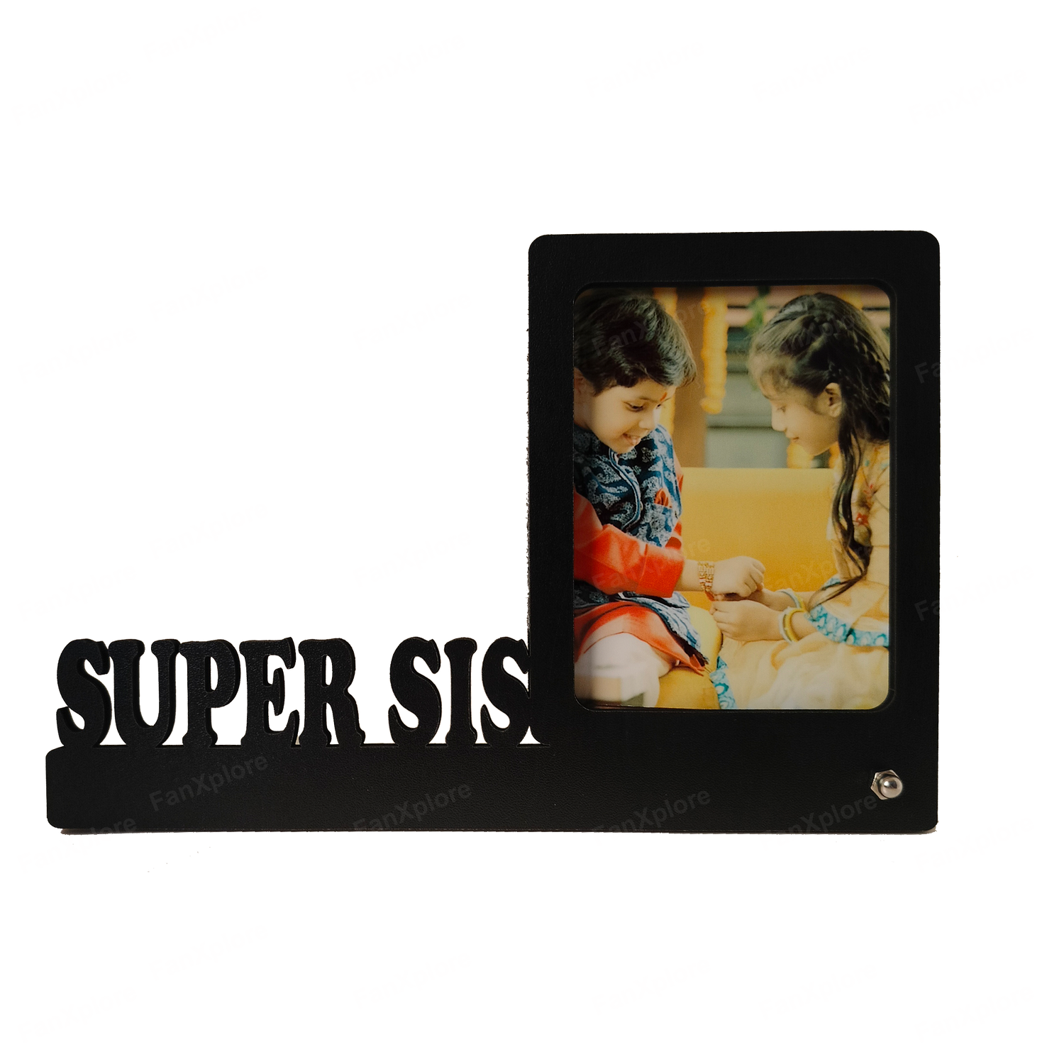 Customized Raksha Bandhan/Bhaidhoj MDF Photo Frame Gifting For Bhaiya Bhabhi/Brother/Sister Personalized