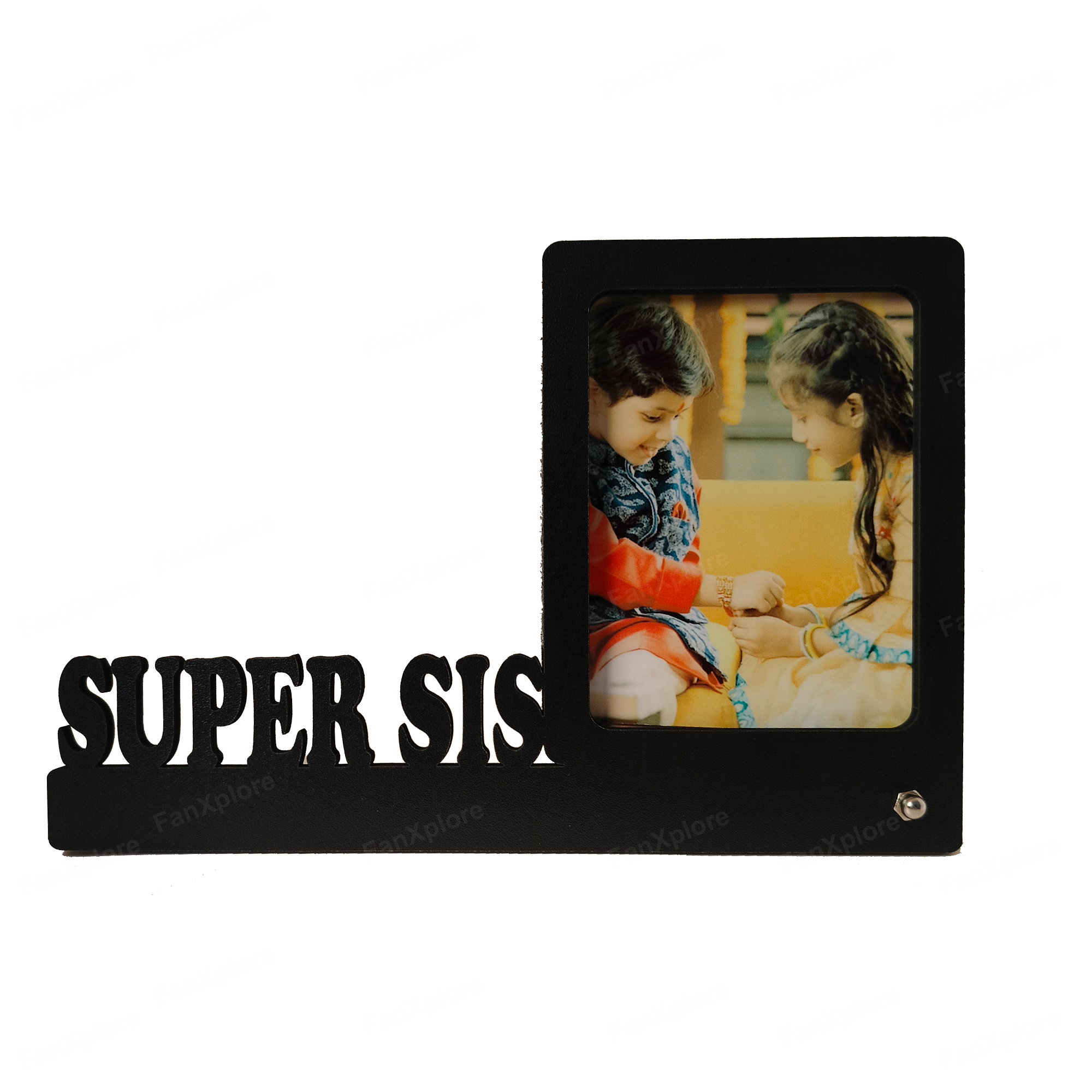 Customized Raksha Bandhan/Bhaidhoj MDF Photo Frame Gifting For Bhaiya Bhabhi/Brother/Sister Personalized