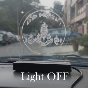 tirupati balaji Car LED Light Dashboard