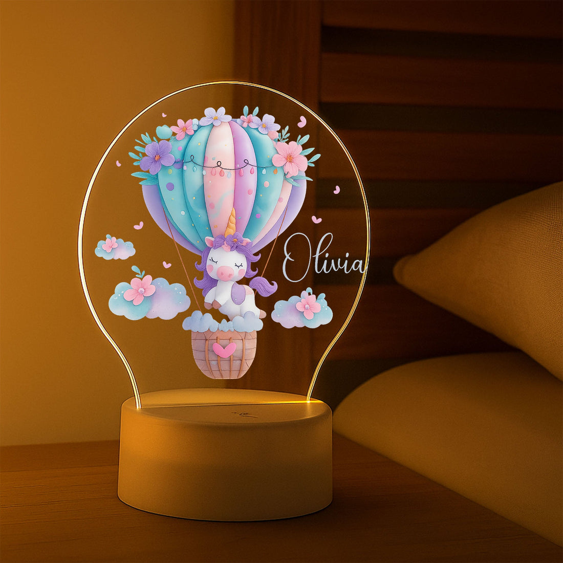 Unicorn Night Light | Kids Bedroom Decor | Children&