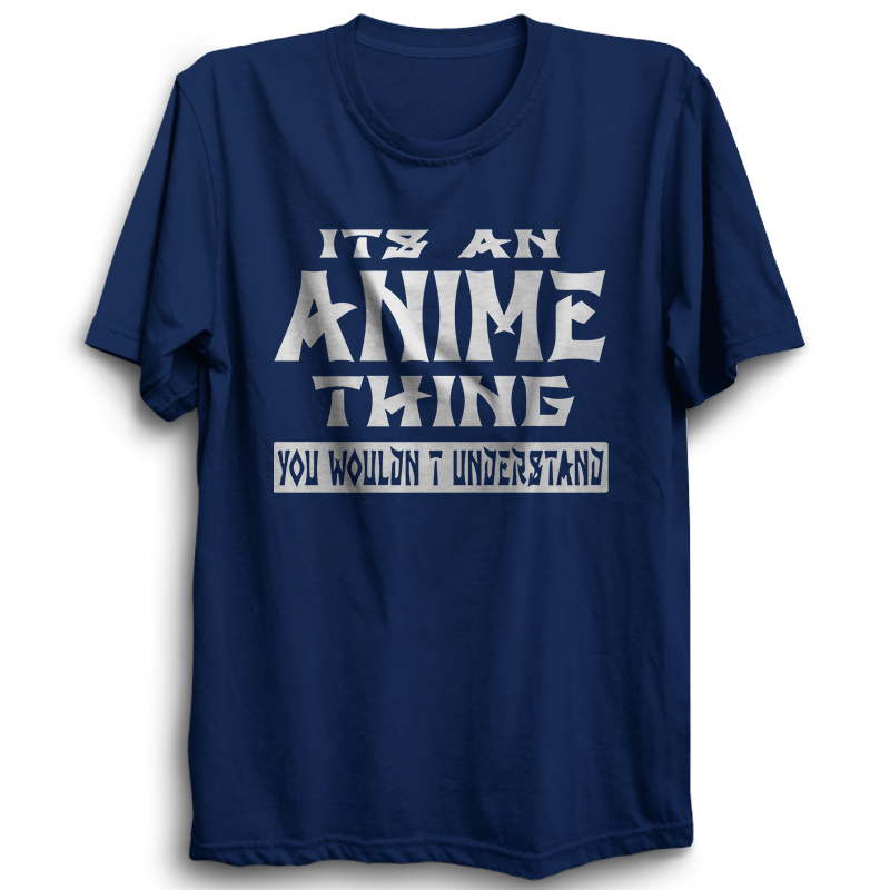 Anime Unisex Half Sleeve Cotton T-shirt