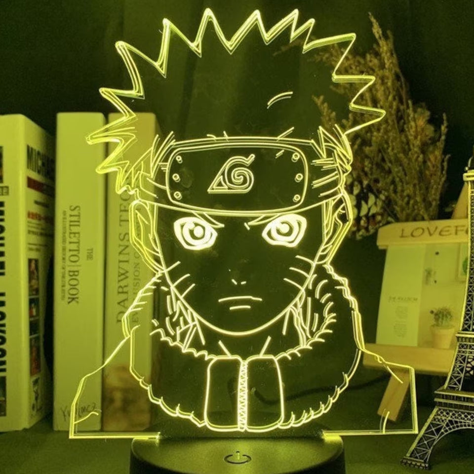 Anime Naruto 3D Acrylic Led Frame