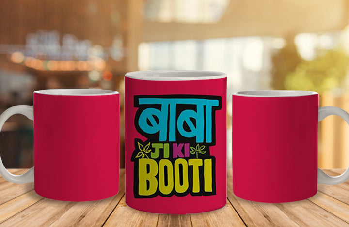 Baba Ji Booti Ceramic Mug, 350 Ml