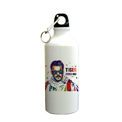 Ek Tha Tiger Printed Sipper (600ml, Aluminium)