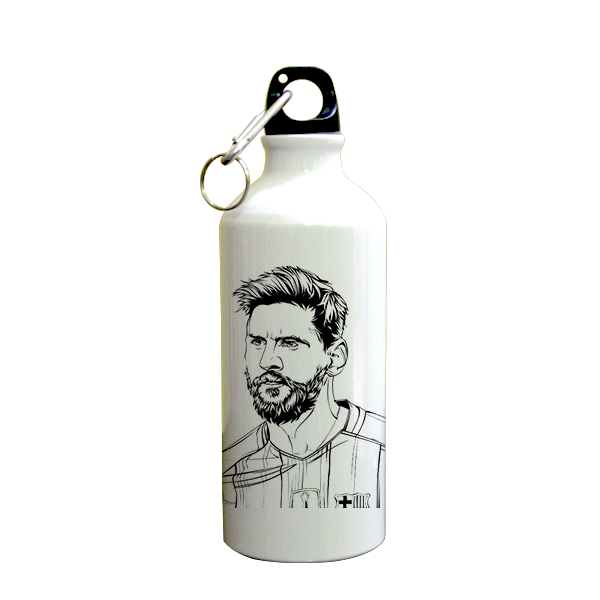 FIFA Player Printed Sipper (600ml, Aluminium)