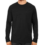 Unisex Basic Full Sleeve Plain Black T-shirt