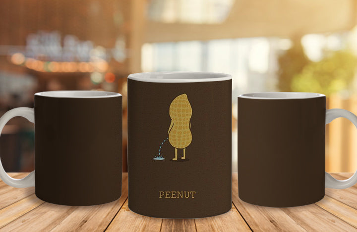 Peenut Ceramic Mug, 350 Ml