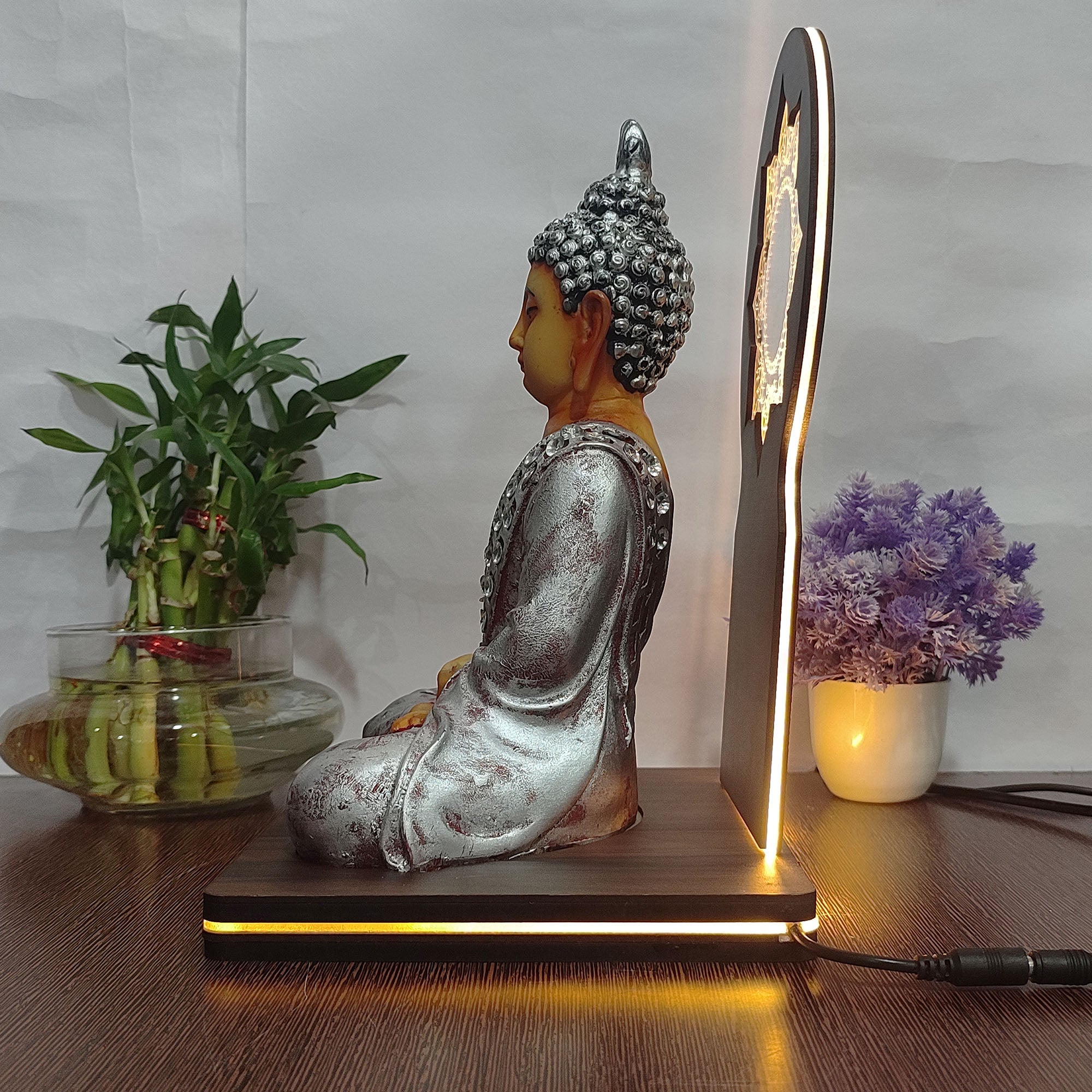 Buddha Desgion 2 Led frame size ( 30 cm* 21 Cm )