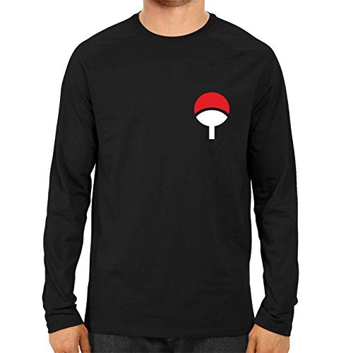 Unisex Itachi Uchiha Full Sleeve Black Cotton Tshirts