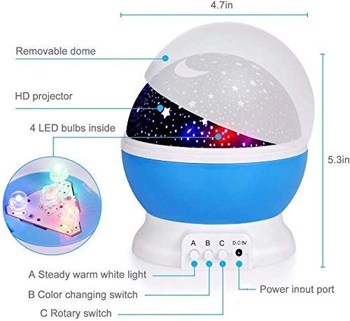 Star master lamp | Projector lamp Light | Changing Bed Light Lamp (Multi Colour)