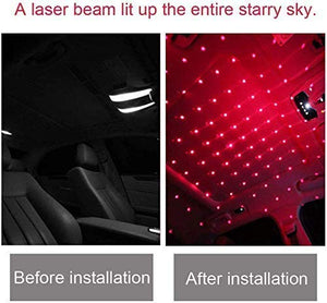 Roof Star Projector USB Portable Adjustable Flexible with Romantic Galaxy Atmosphere fit Car, Ceiling, Bedroom, Party
