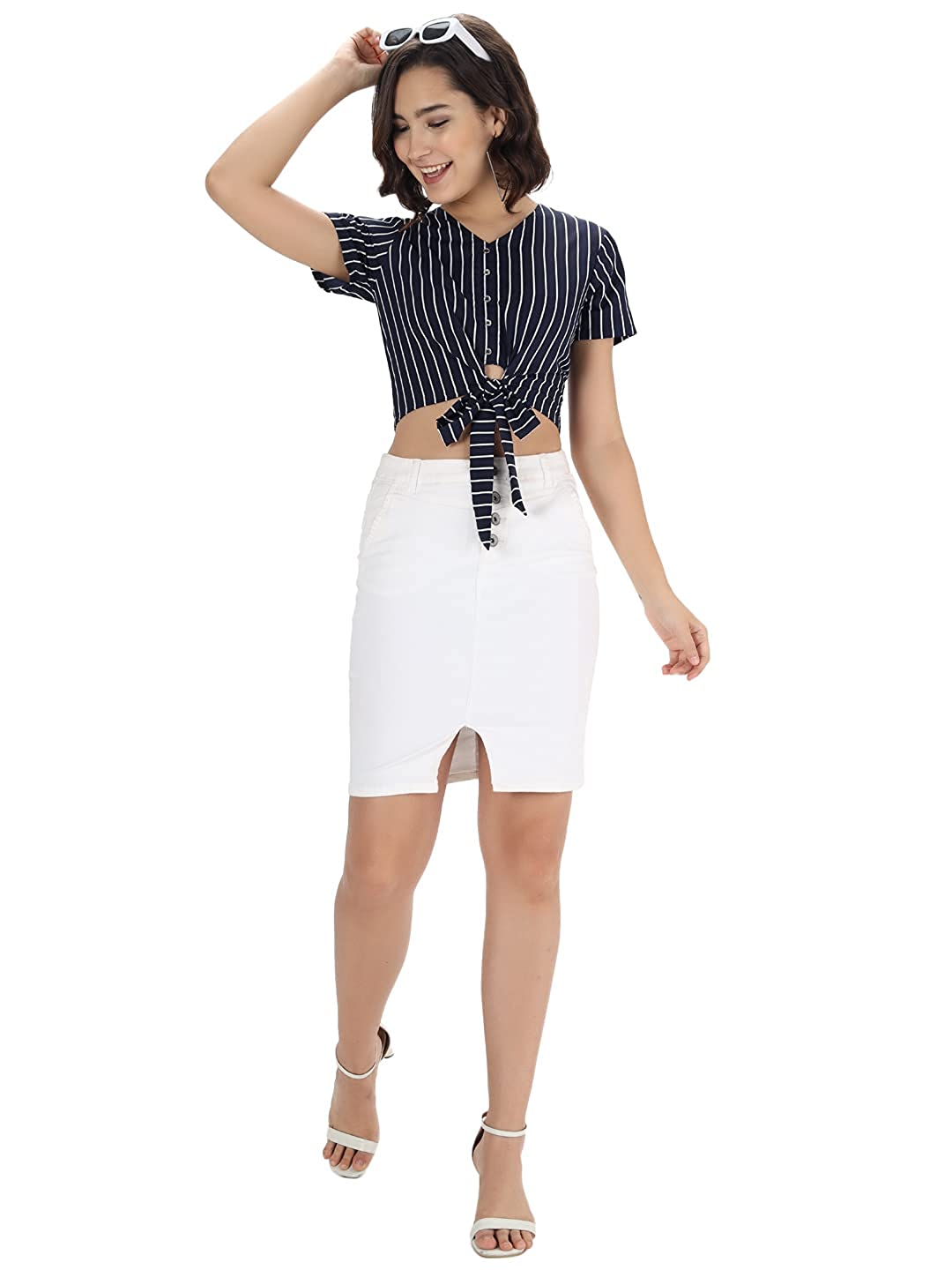 Knotted Crop Top for Women