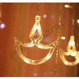 Diya Light Diwali Decoration Curtain for Decoration for Gift Christmas Decoration Valentine Decoration Home Decoration