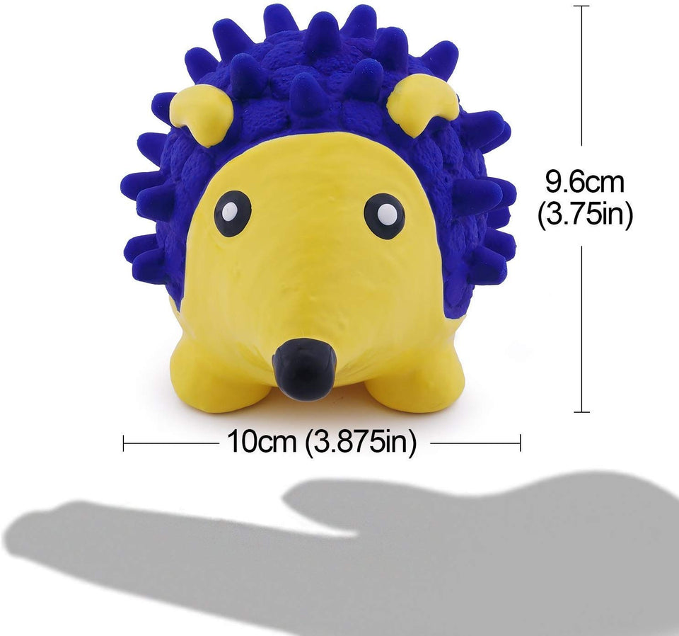 PRINT BHARAT Latex Squeaky Hedgehog Toy