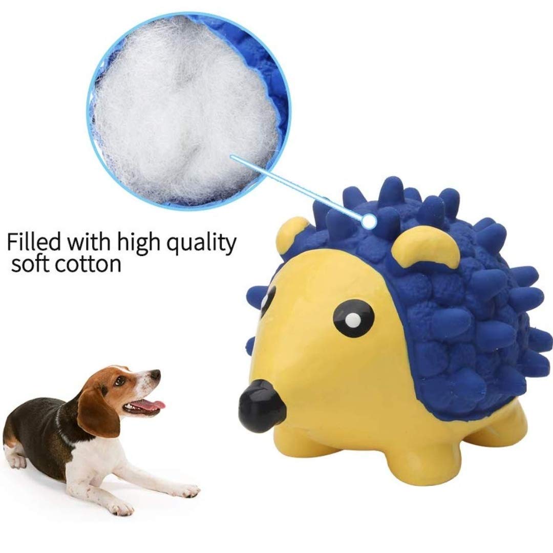 PRINT BHARAT Latex Squeaky Hedgehog Toy