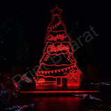 Christmas Decorations  Remote Acrylic Led Frame MultiColor Size(19cm*13cm)